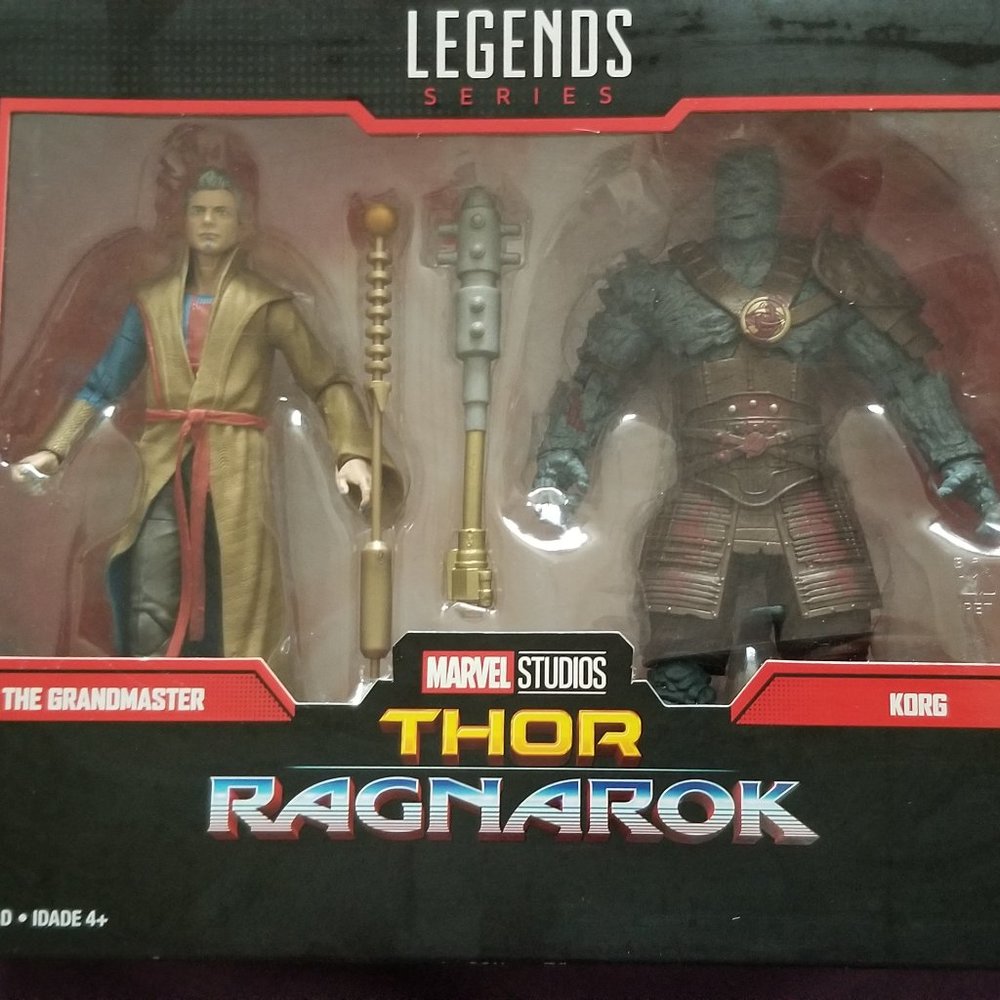 Marvel Legends The Grandmaster and Korg 6" series figures 2 pack